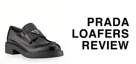 prada loafer size review